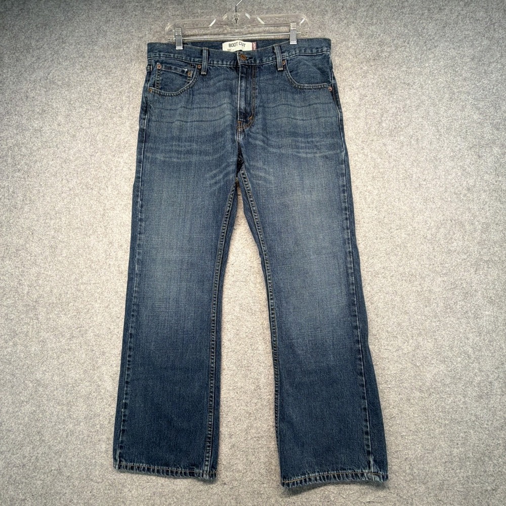 Vintage Levis 527 Low Boot Cut Jeans Men's 36x30 (Fits 35x29) Blue Western Y2K